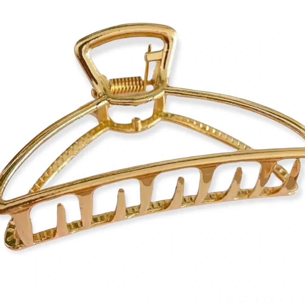 Gold Metal Hair Clip